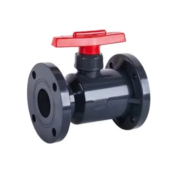 World Popular Hot Sale Q41F-10U Plastic UPVC Flange Ball Valve