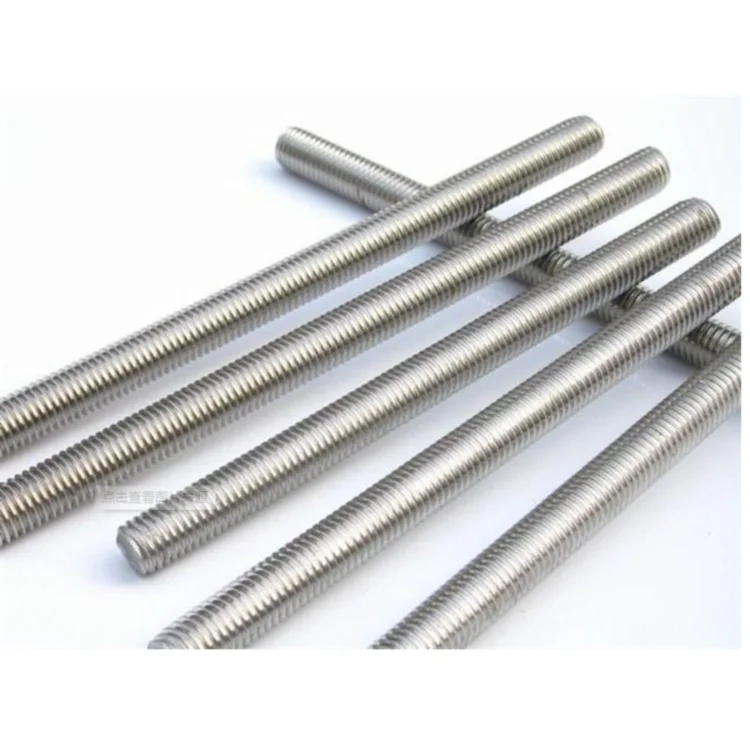 SS304 SS316 A2-70 A4-80 Olive Zinc Carbon Steel Metric Threaded Rods Various Industrial Applications Various Industrial
