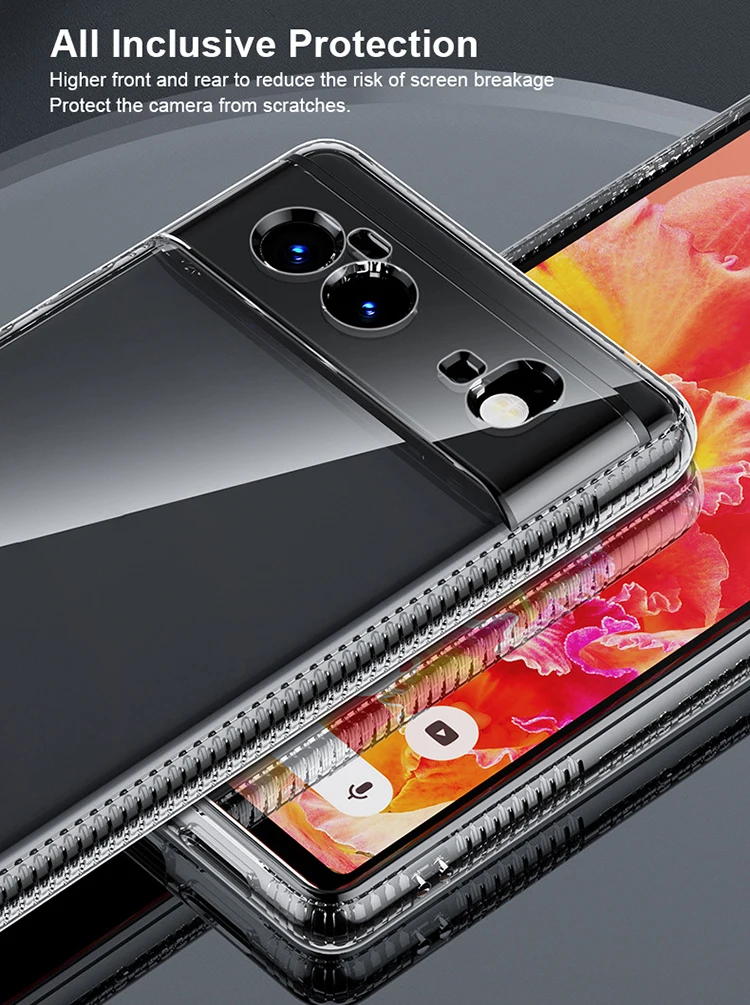 High Quality Antiyellowing Transparent Phone Cover Full Protection