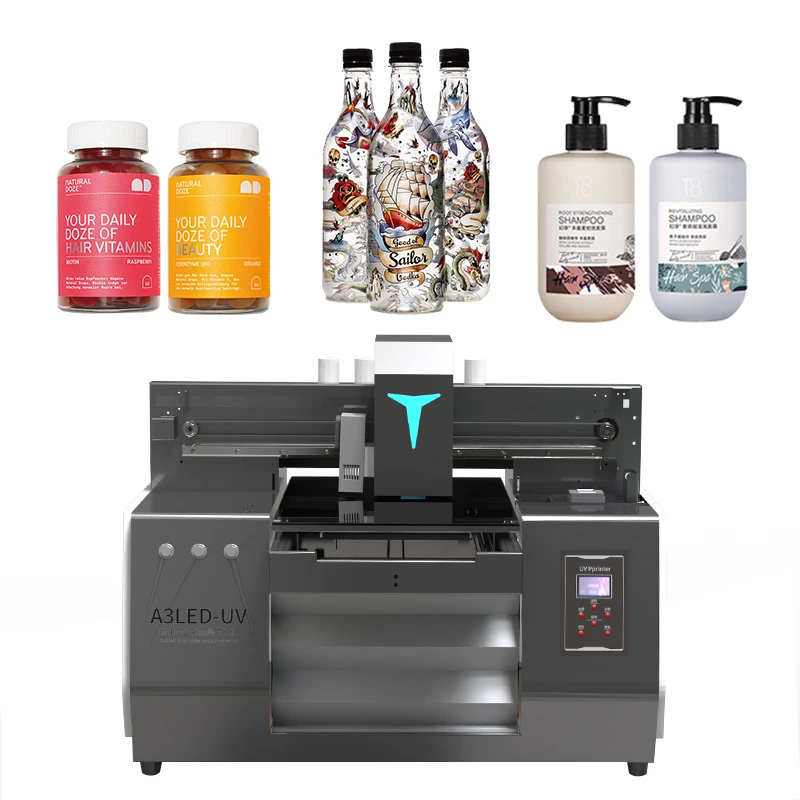 Sonpuu Uv Printer Small Mobile Phonecase Production Machine Equipment Flat Wood Pvc Plastic Glass Ceramic  Toy Printing Press