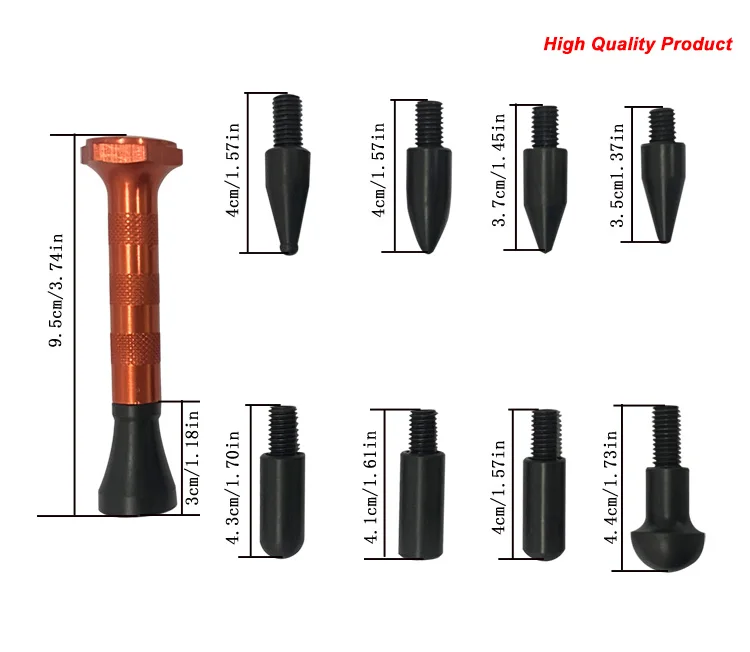 91 Pcs Diy Pdr Set Suction Cup Auto Body Puller Kit Paintless Dent