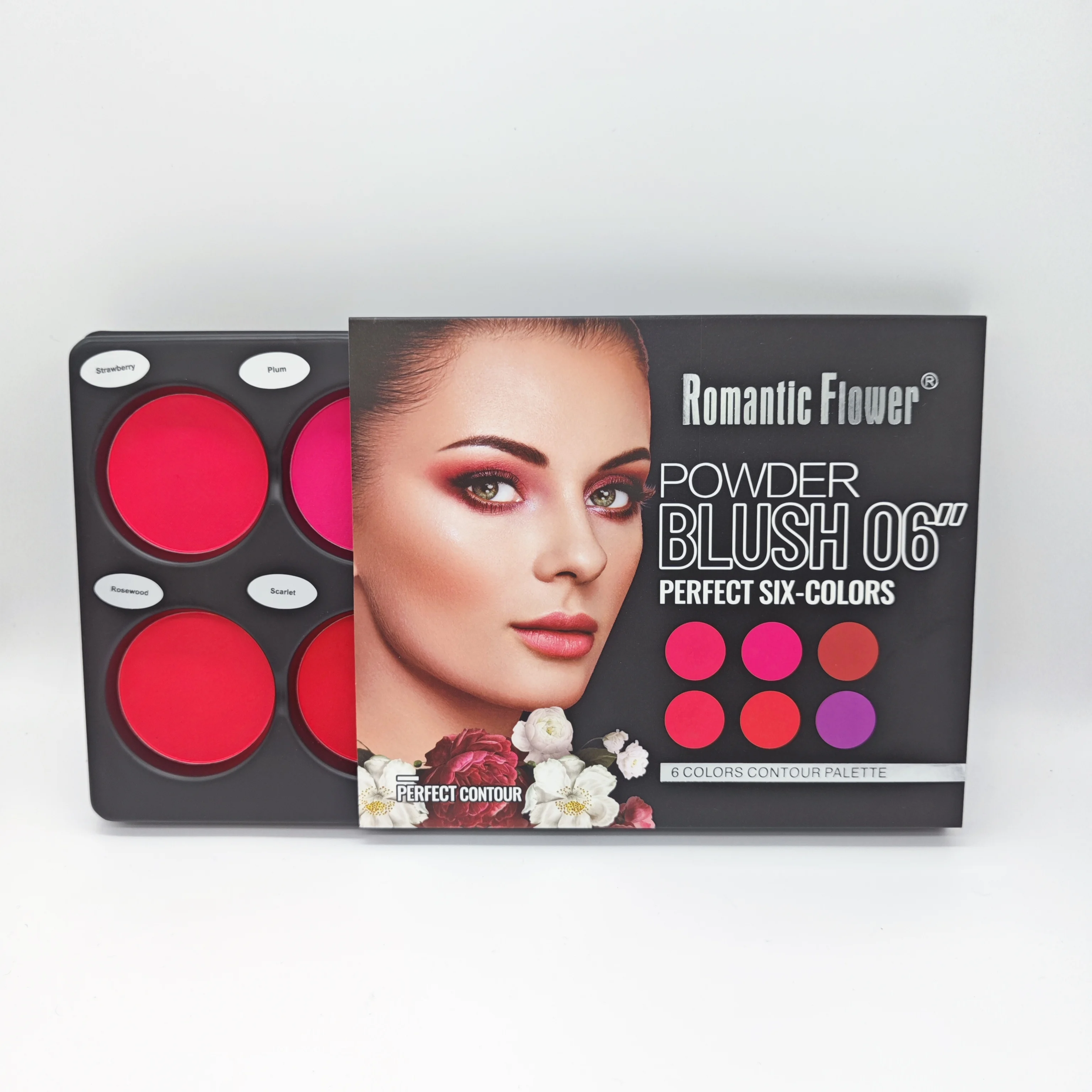 Private Label Custom Your Brand 6 Colors Perfect Waterproof Face Makeup Blush Palette in Stock