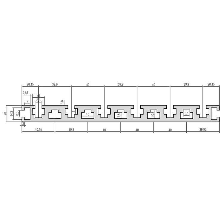 product 20240 aluminum profile tabletop diy cnc engraving machine worktable aluminum alloy profile 20240 tabletop extruded aluminum-3