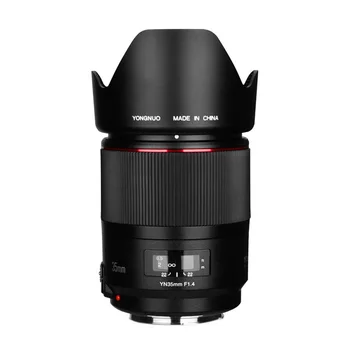 YONGNUO YN35mm F1.4 Bright Aperture Standard Wide-Angle Prime Lens for Canon 5DII D5III 5DIV 5DS 5DSR 6D 7D 6DII 7DII detail image
