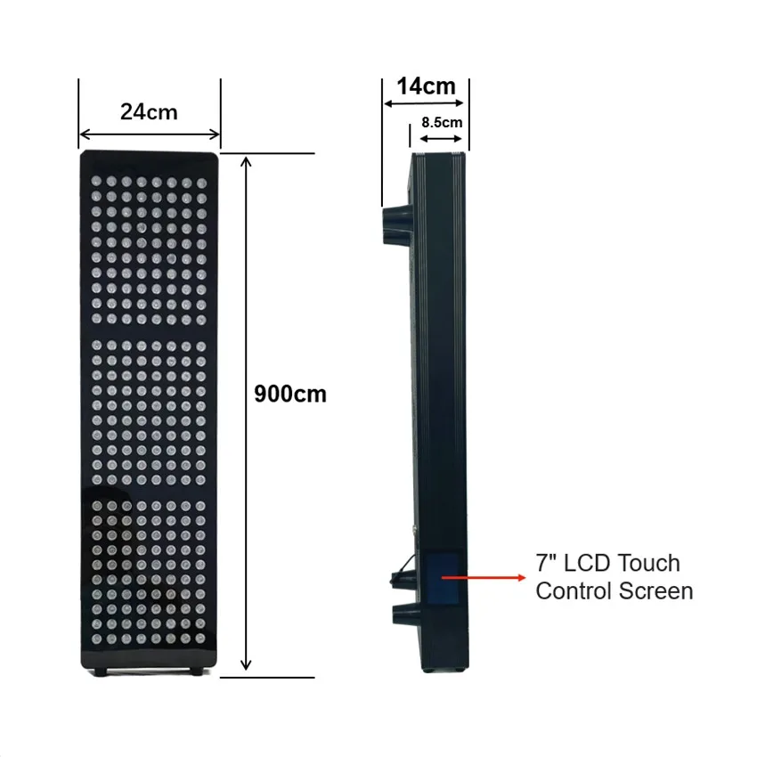 DIY Smart Control Red and Infrared Bed Half Body TreaTment PDT Machine Infrared Red Light Therapy Panel For Pain Relief factory