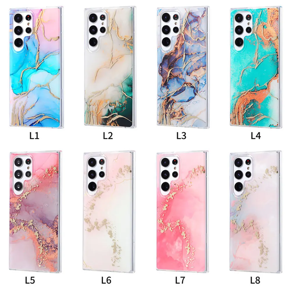 Electroplate Phone Case For Galaxy S24 S24+ S23 S23+ S22 S22+ Ultra Fe 5G Colourful Covers Imd Sjk169 Laudtec manufacture