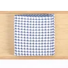 100 cotton blue and white