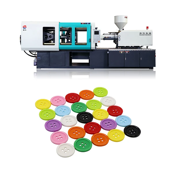 Plastic Button Manufacturing Machine 50 Ton Plastic Injection Molding Machine Polyester Button Making Machine