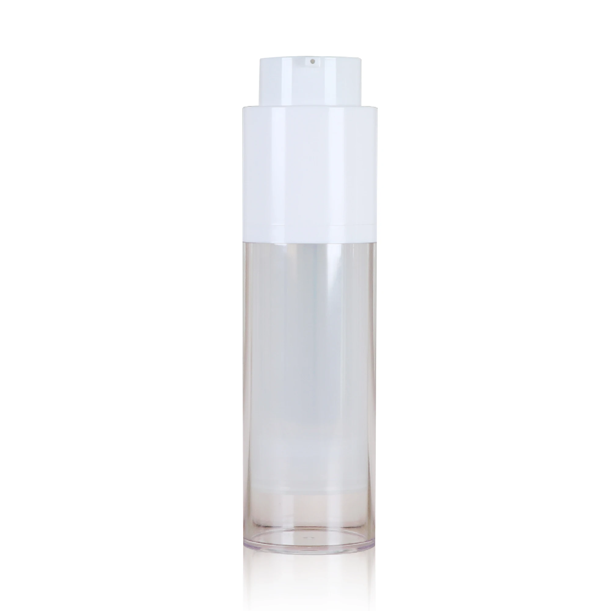In Stock 15ml 30ml 50ml Twist up Serum Bottle Custom Round Square Shape Empty Plastic Airless Pump Bottle for Cosmetic