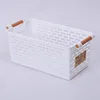 Cesta de almacenamiento blanca