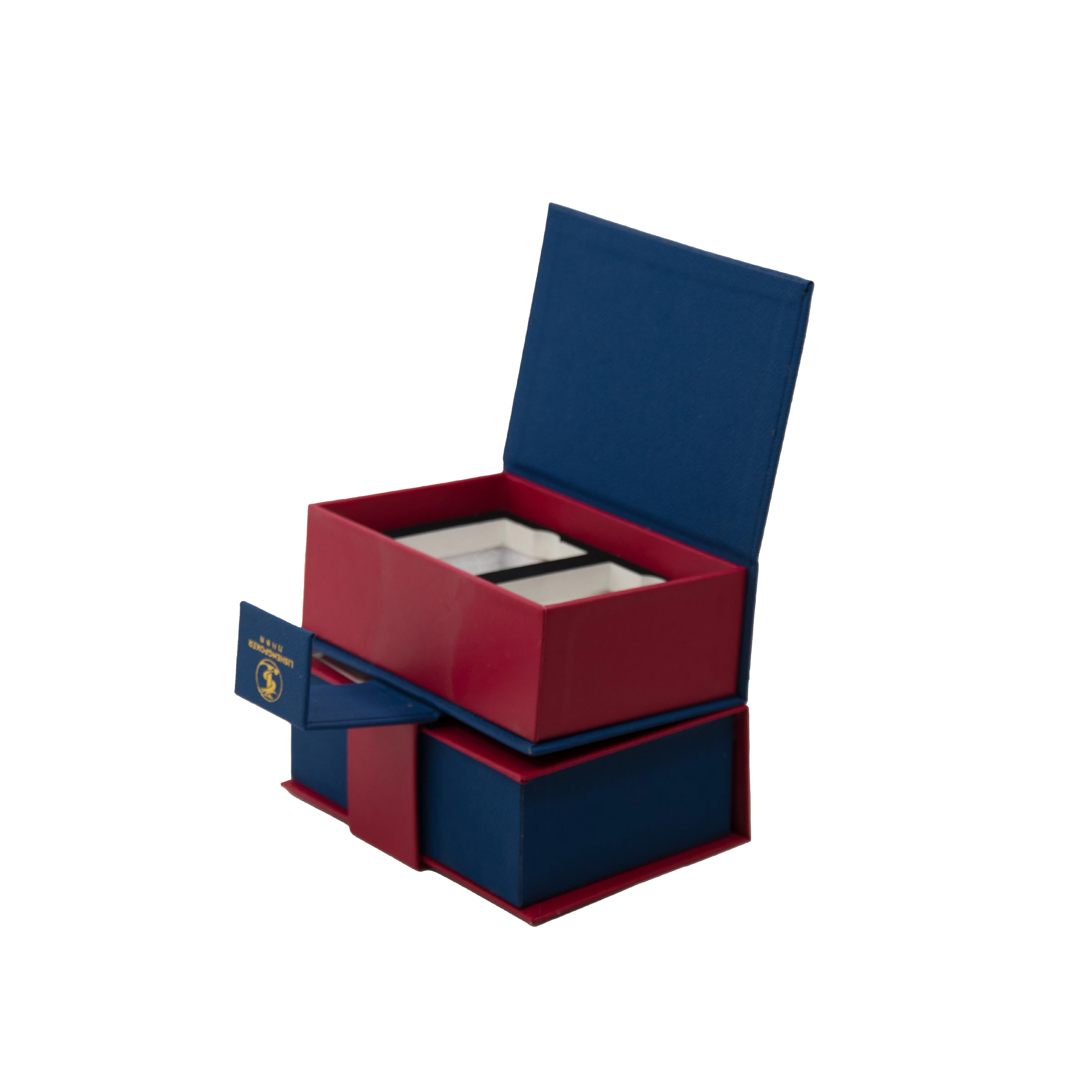 Eco-Friendly Luxury Gift Box with Customizable Size and Magnetic Closure for Two-Deck Playing Cards
