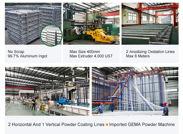 Aluminium Coolroom Extrusions 50mm Capping Channel Surf Mist Profile
