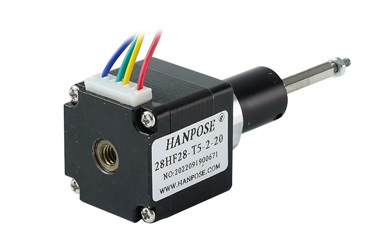 50 fixed shaft ball screw stepper motor assemblies 008nm 08a 26v fixed axis motor 28hf28 t52 20-9