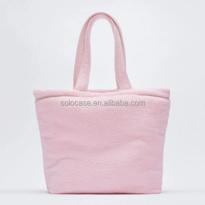 Soft Terry Cloth Tote Bag