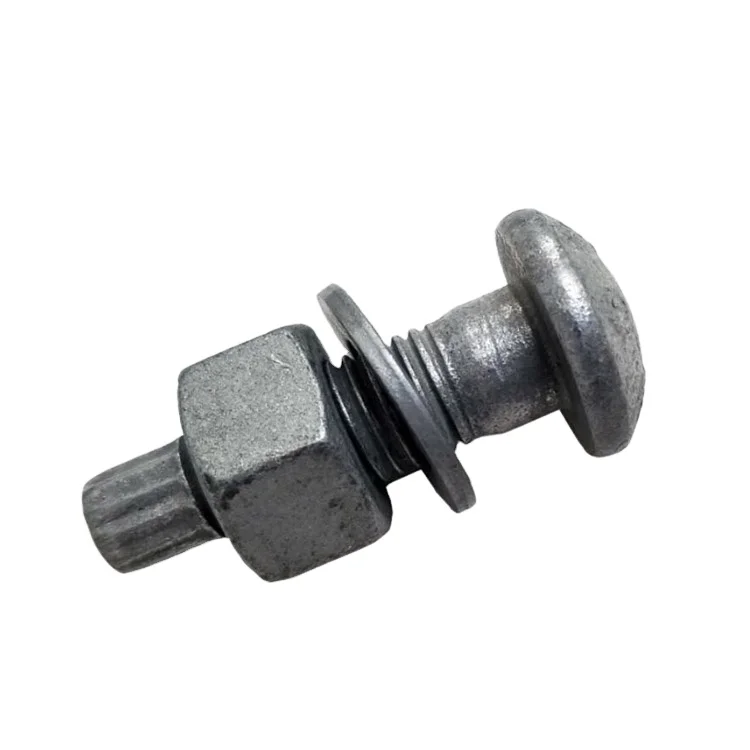 溶融亜鉛めっき丸頭TCボルト（ナット、ワッシャー付き）構造用A325