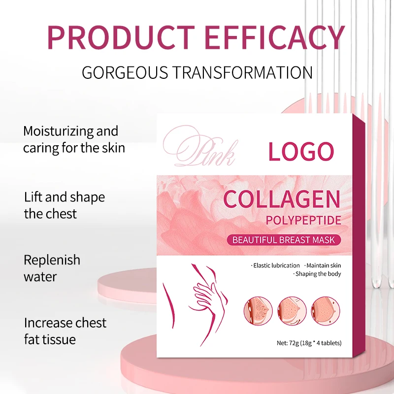 Wholesale Hydrogel Body Care Breast Breast Firming and Lifting Mask Breast Enlargement Patch