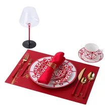 Grand Red Bowl and Dish Suit Household Tableware Festive Soup Wedding Light Luxury Rice