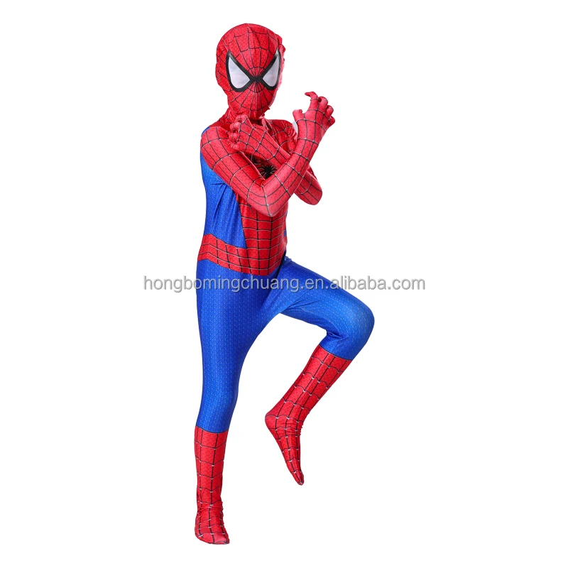 Red Blue Spiderman Costume Spider Man Suit Spiderman Costumes Children