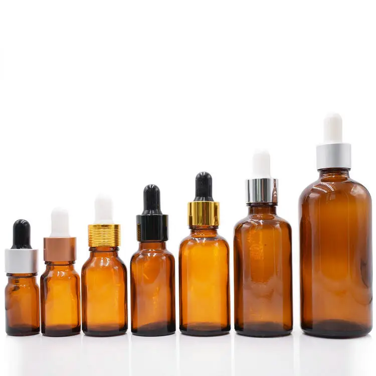 早い者勝ち❣️エッセンシャルオイルボトル 琥珀色/10 ml スポイト付き 6個 早い者勝ち❣️エッセンシャルオイルボトル 琥珀色/10 ml