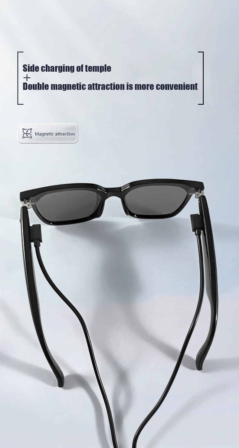 Gs01 Smart Glasses Bt Call Uv400 Polarized Lenslisten Music Magnetic Outdoor Sport Sunglasses For Men Women 2025 - Buy Smart Glasses fashion Sunglasses smart Audio Music Glasses Gs05