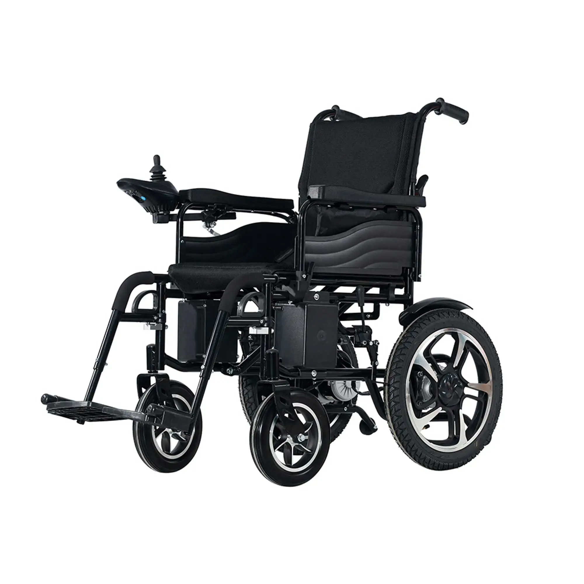 12-Inch Powerful Manual Remote Control Big Wheel Electric Wheelchair Used Aged Care Segway Ramps Rehabilitation 50151-L227