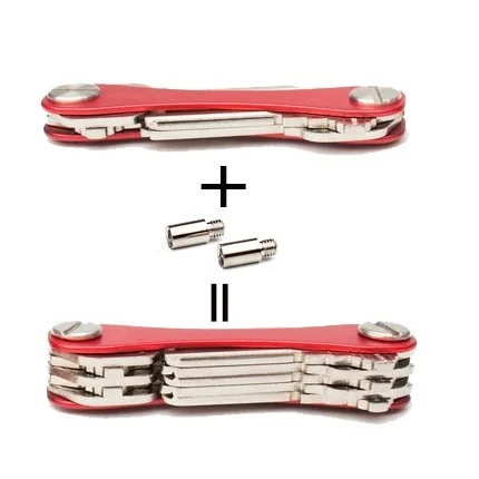Compact Aluminium Smart Key Organizer And Keychain Holder_voghion.com