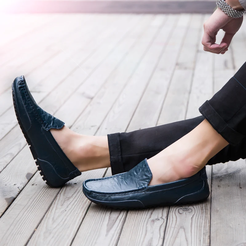 Fashion Leather official shoes for men Driver Shoes Best Selling Italian Design High Quality Men's Loafers Leather Shoes