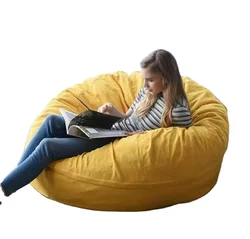 Fashionable hot selling OEM multi-size giant soft indoor bedroom living room beanbag sofa bed