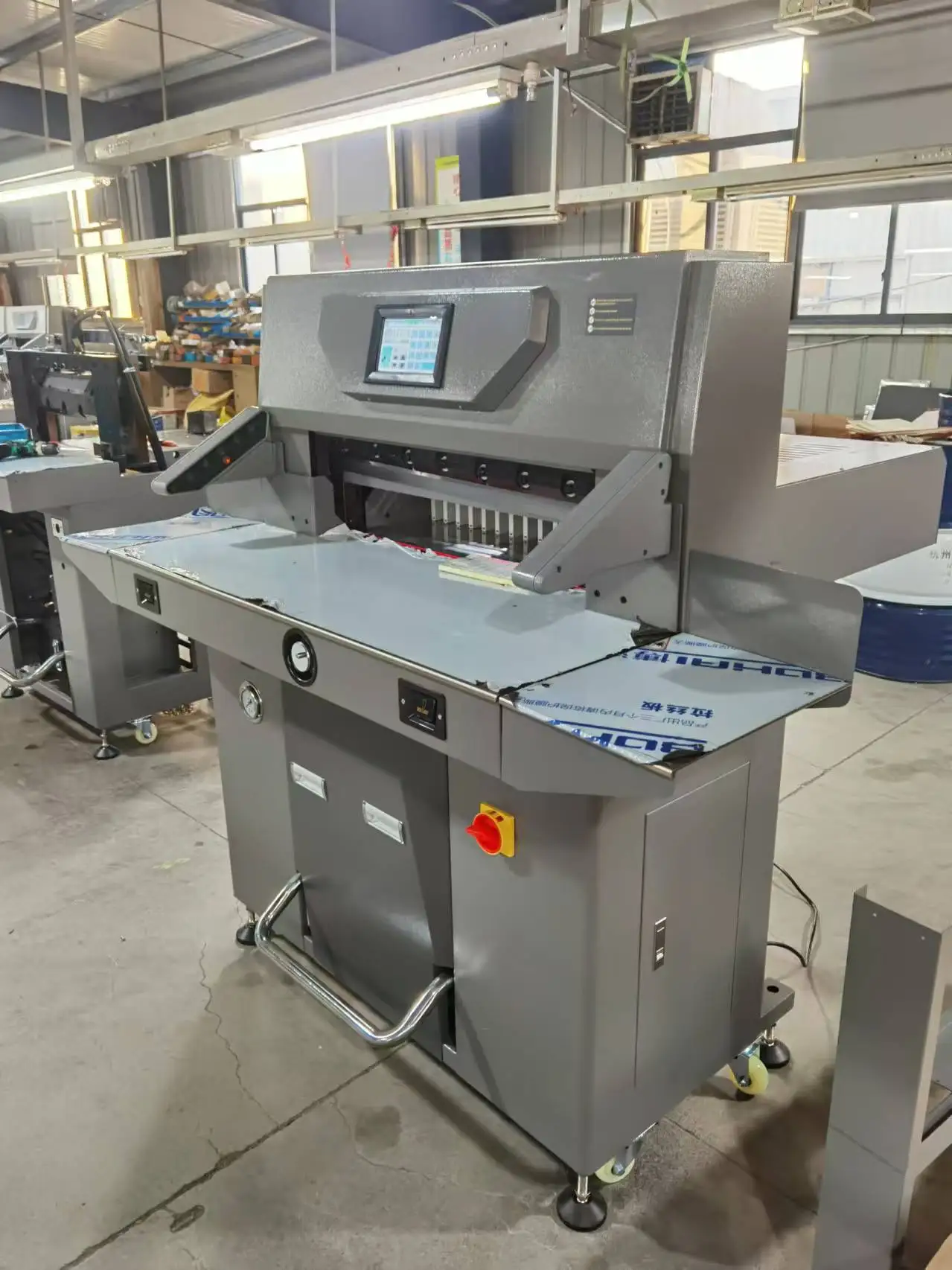 720MM Manual  Electric Book Edge Trimming Cutter Guillotine Cutter A3 A4 A5 Size Paper Cutting Machine Electric Paper Cutter