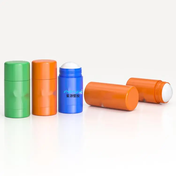 Twist up Push Stick Deodorant Container Packaging Eco Deodorant Stick Container Empty Bottle Deodorant Roll on Packaging Oval
