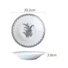 Blue 8-inch Soup Plate