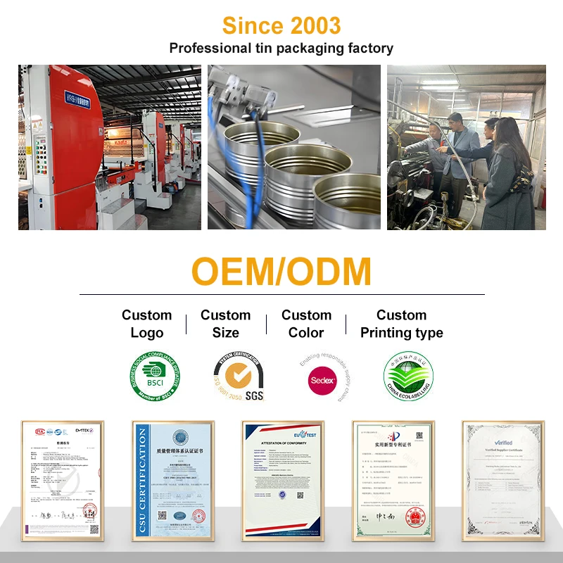 Customized Packaged Food Cans, Tinplate Materials,empty Tomato Sauce Cans