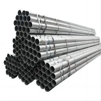 Galvanized steel pipe, round ERW, 6-inch diameter