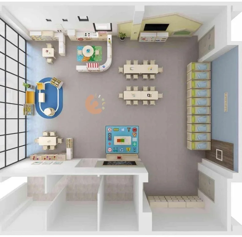 Eibele Preschool Daycare Classroom Design Montessori Kindergarten Wood ...