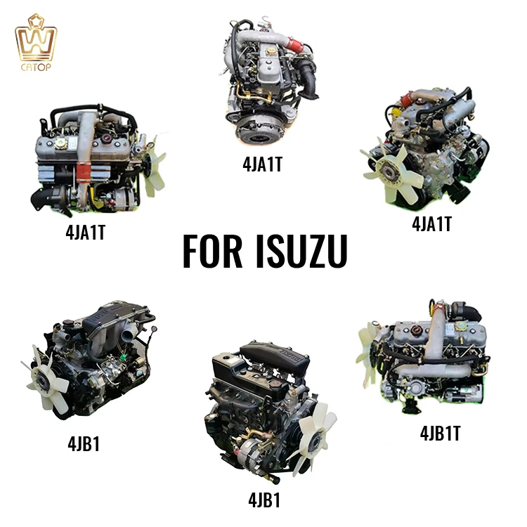 For ISUZU D-MAX PICKUP ISUZU TRUCK Car Engine Accessories ISUZU TRUCK Auto Parts Gas Petrol Engine 4JB1 4JB1T 4JA1T