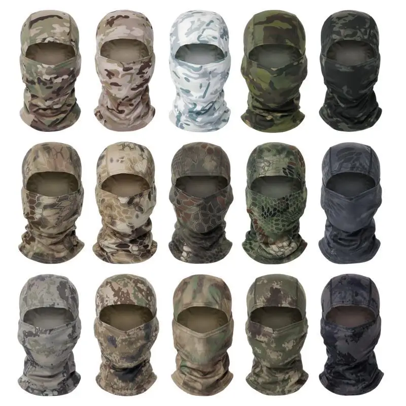 Full Face Tactical Headgear Scarf Camouflage Outdoor Operation ...