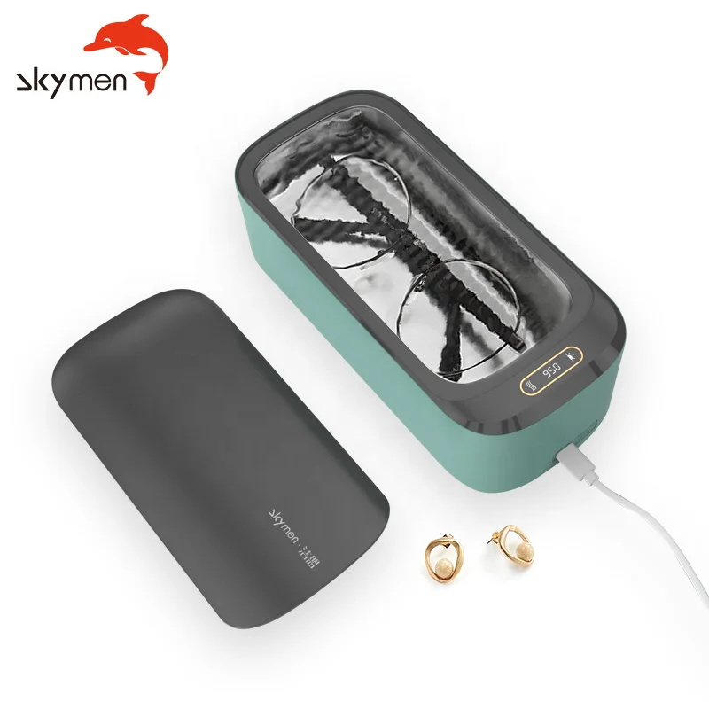 Skymen A6の宝石類の腕時計のネックレスのためのプロ紫外線携帯電話ライト紫外紫外線滅菌装置箱の超音波洗剤
