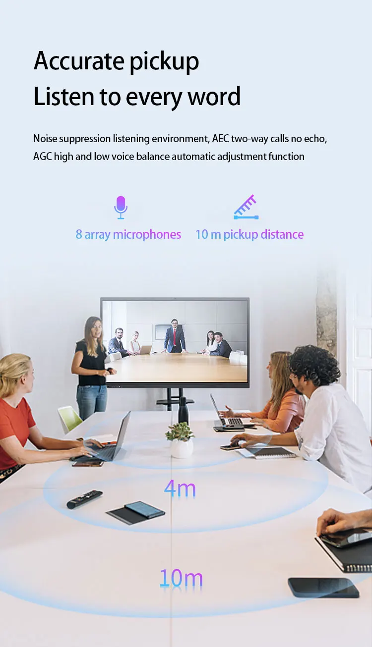 OEM Interactive Whiteboard - 4K Touch Screen LCD Smart Board