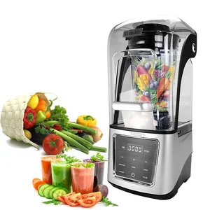 Gemat Power Large Capacity 4L 5L Jar High Quality Speed Electric Heavy Duty Blender Machine  Soundproof Blender Juice Blender