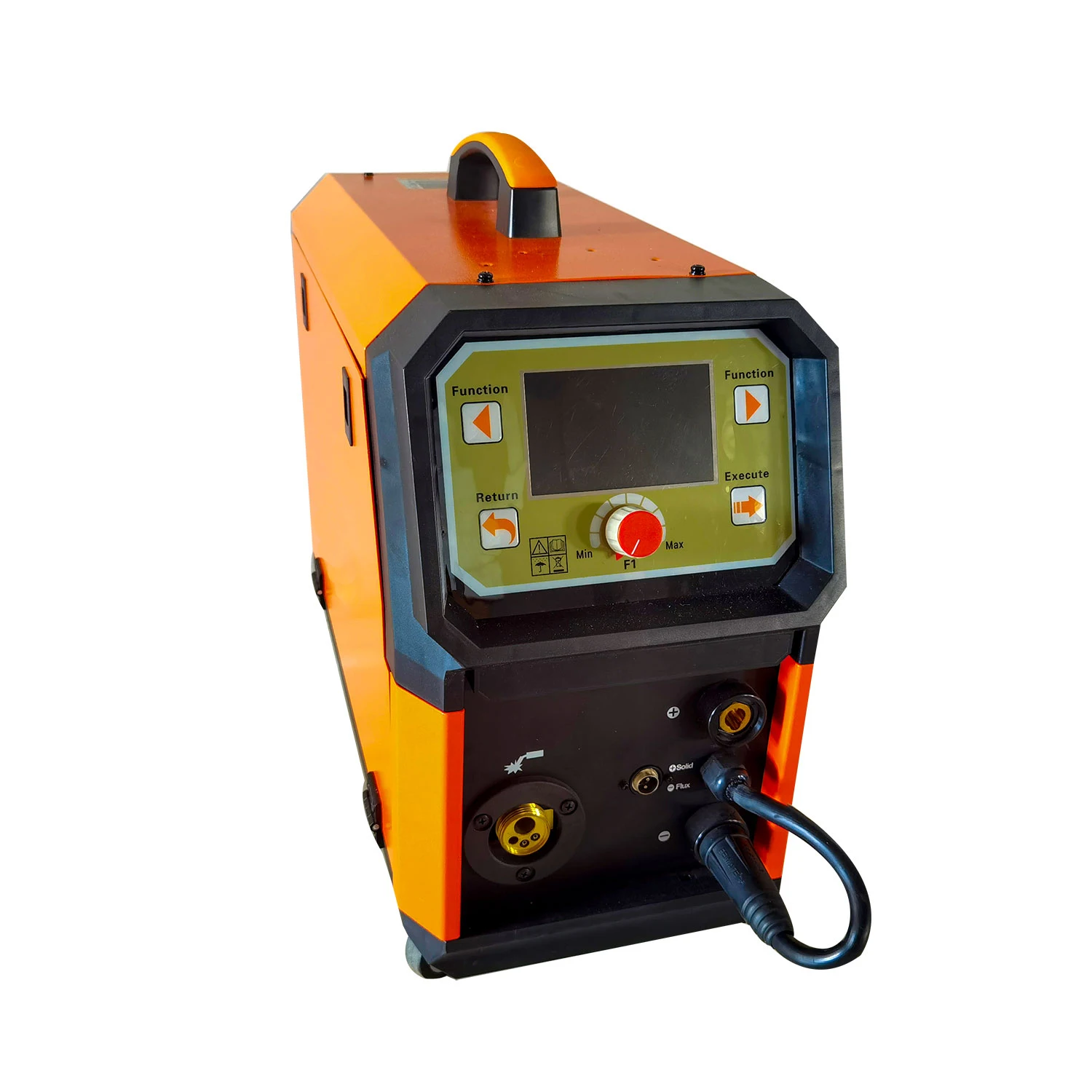 Multi-Function LCD Panel MIG TIG MMA Welder with 5 15KG Feeder Cylinder Cart for Steel-Welding Machine