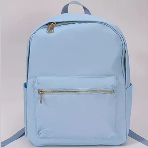 2026 Unisex Fashion Nylon Waterproof Casual School Backpack Bag for Students Kids and Teenagers with Logo Customized