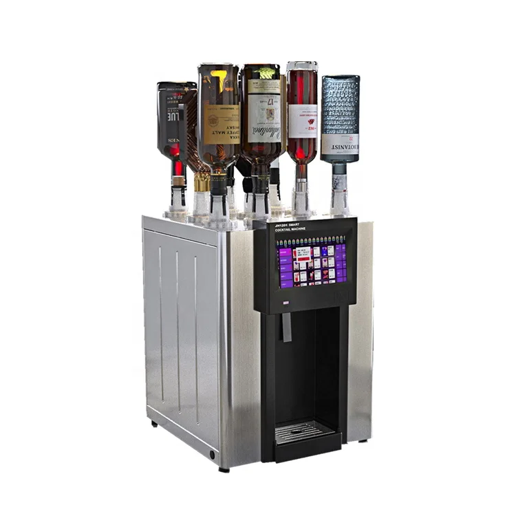 The automatic drink mixing machine -- robot bartender cocktail dispenser 