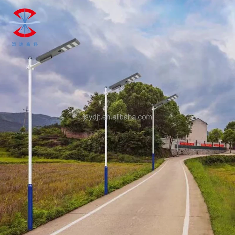 Outdoor LED 6m Powder Coated Conical Pole Galvanized Roadside Modern Curved Street Light Pole Autocad Solar Street Pole Lights