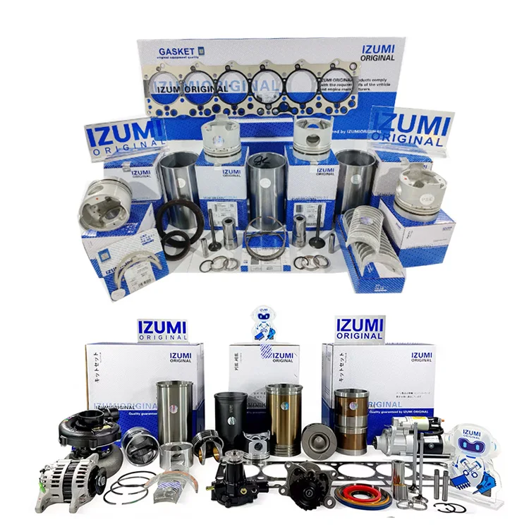 IZUMI ORIGINAL 6KR2 Overhaul Rebuild Kit Diesel Engine Parts For ISUZU