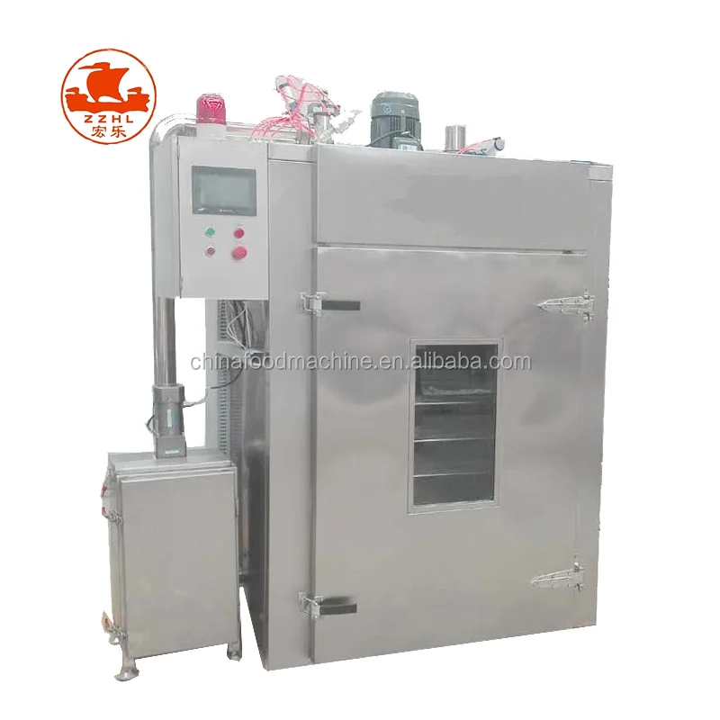 Automatic Fish Smoke Chamber Meat Smoking Oven Sausage Smoker Smokehouse for Sale