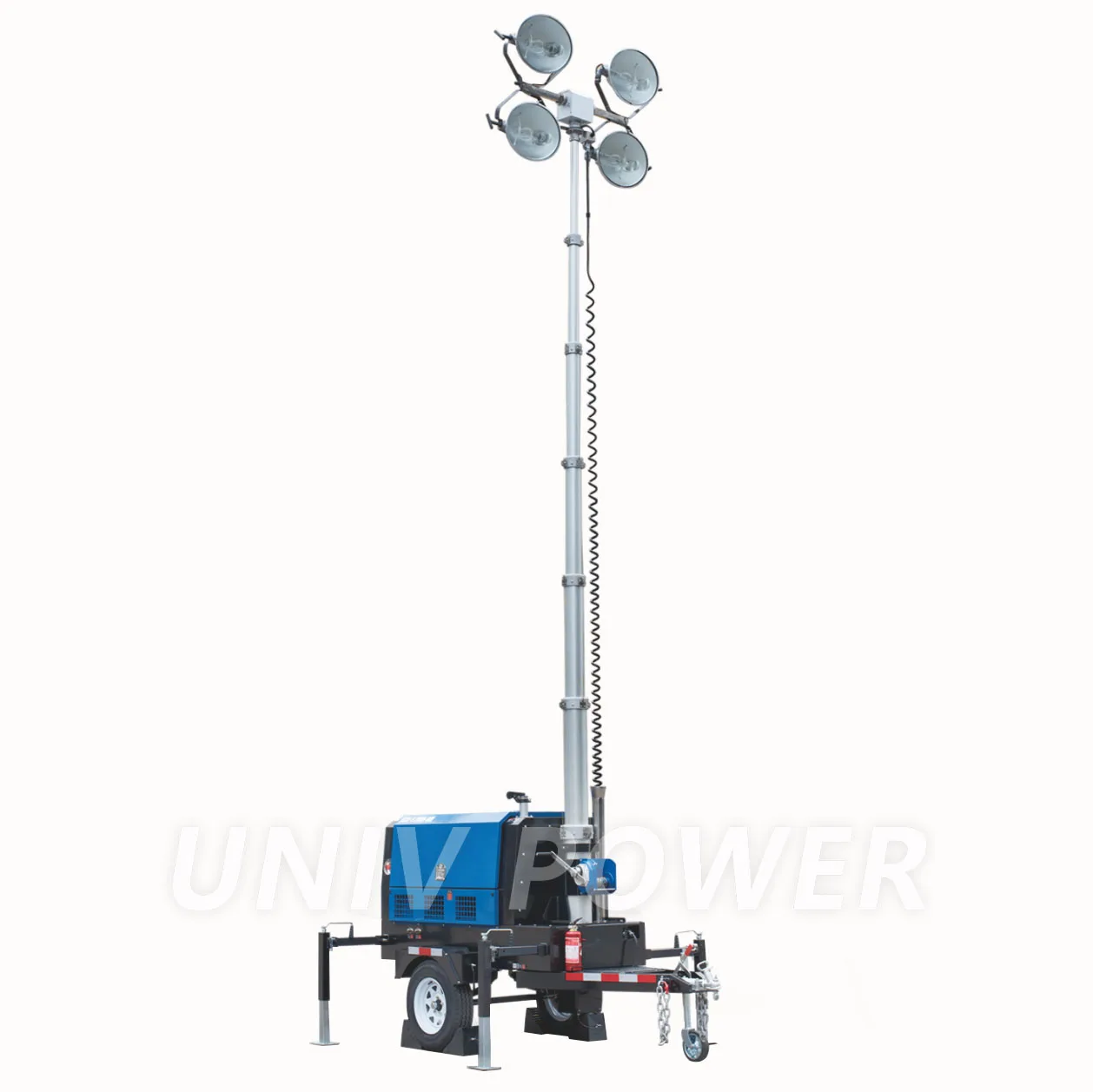 4000W Metal Halide Diesel Engine Light Tower Towable