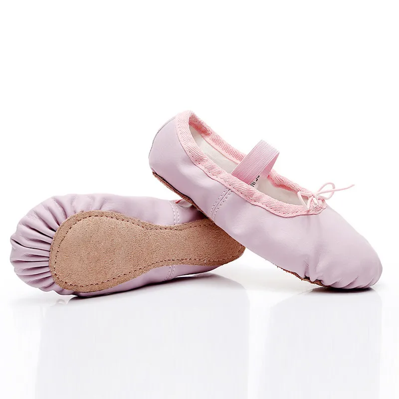 Posición 1st Rosa Cuero Zapatos De Ballet-Childs Tamaño UK 7 
