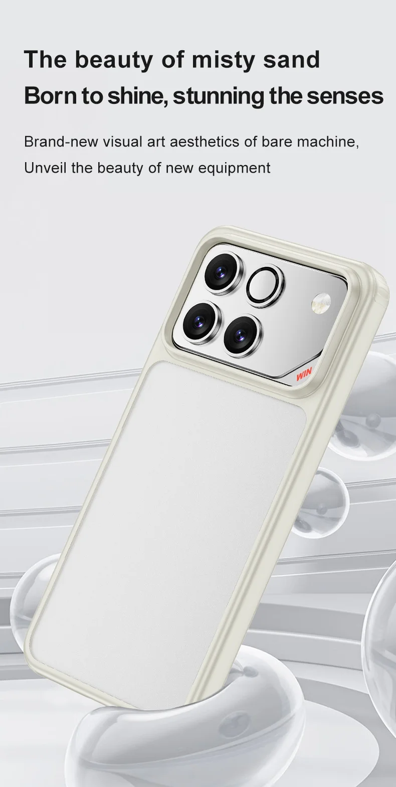 product laudtec tpupc phone case with anti yellow ultra magnetic soft feel anti fingerprint texture phone case for honor win series-9