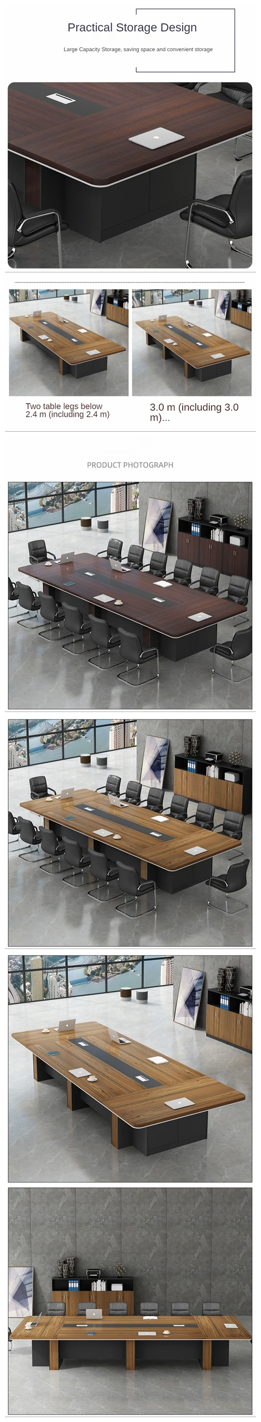 Office Furniture Long Table Modern Training Meeting Table Conference