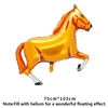 Floating Orange Horse